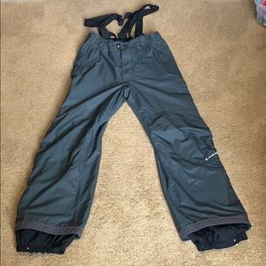Men’s grey snowboard ski pants L